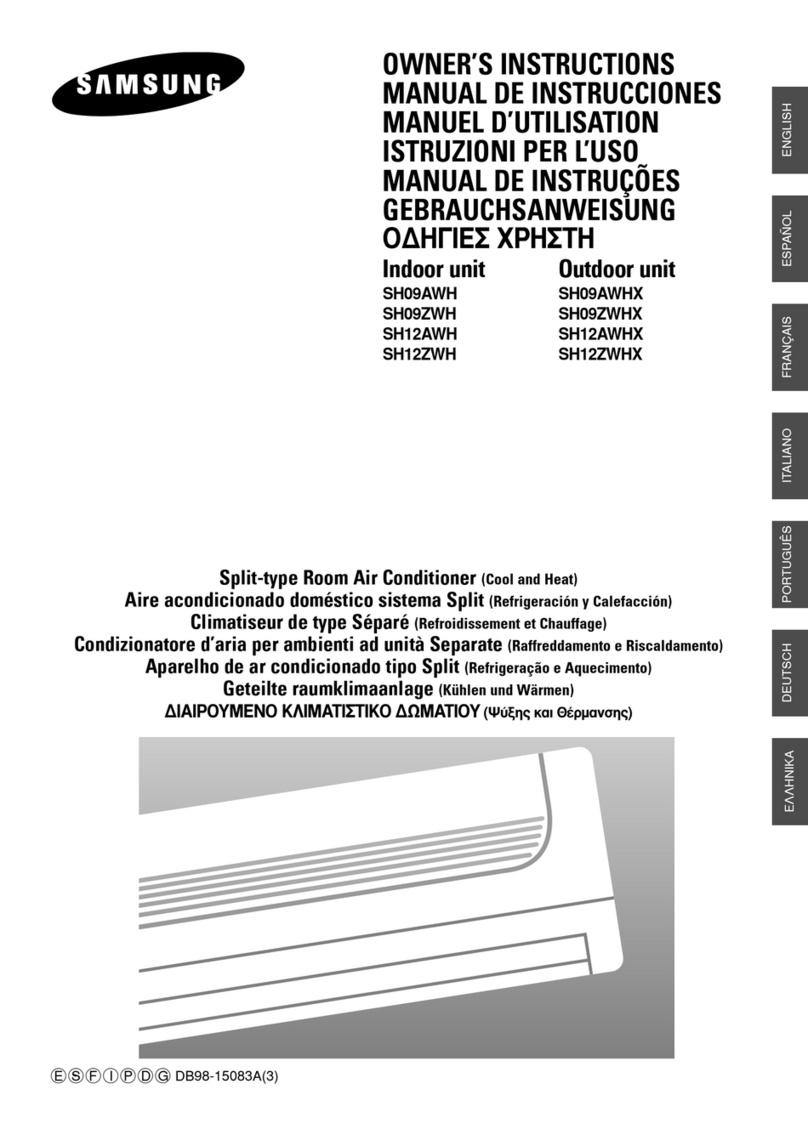 Samsung SH09AWH User manual Samsung SH09AWH User manual