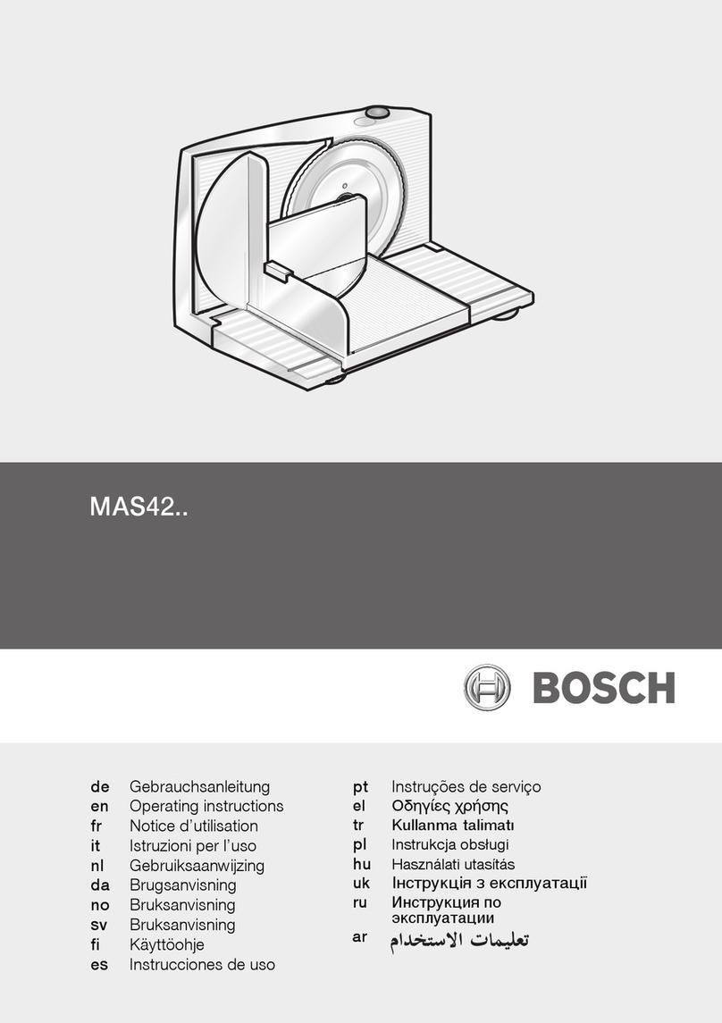 Bosch MAS42 SERIES User manual