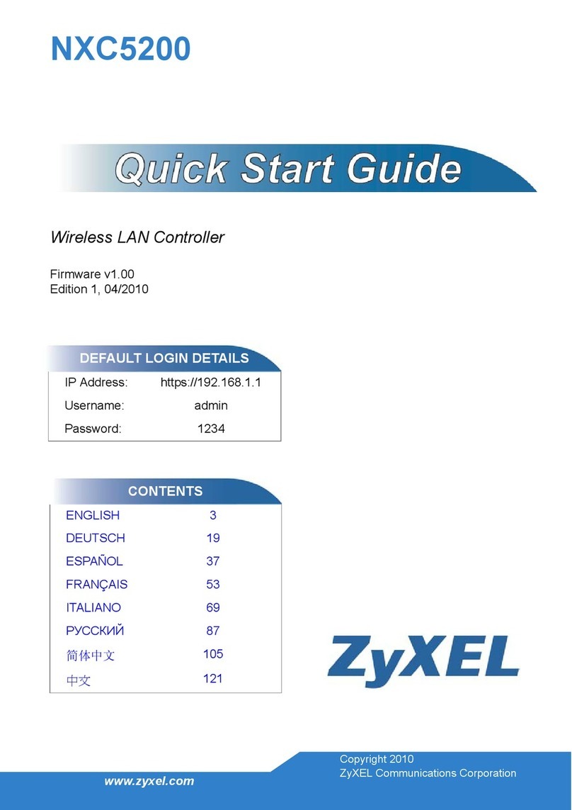ZyXEL Communications NXC5200 quick start guide