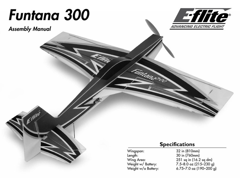 E-FLITE Funtana 300 AR User manual