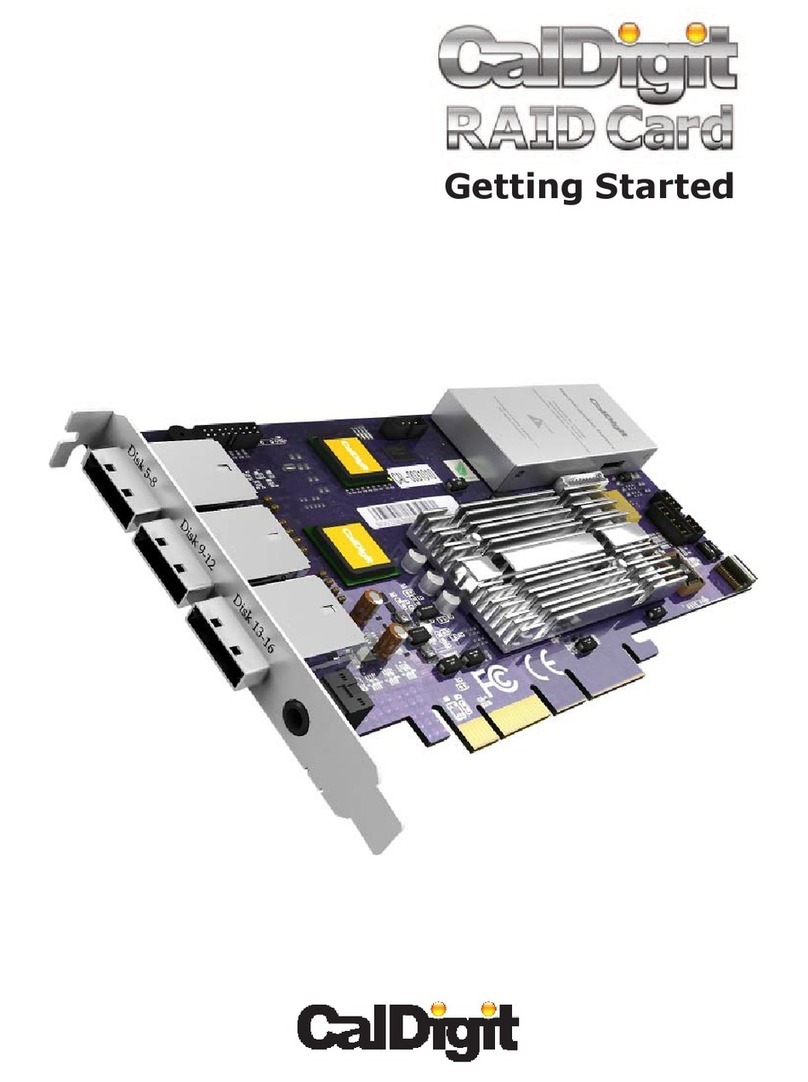 CalDigit RAID Card Getting started