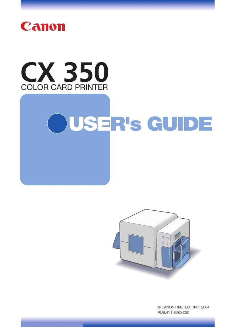 Canon CX 350 User manual