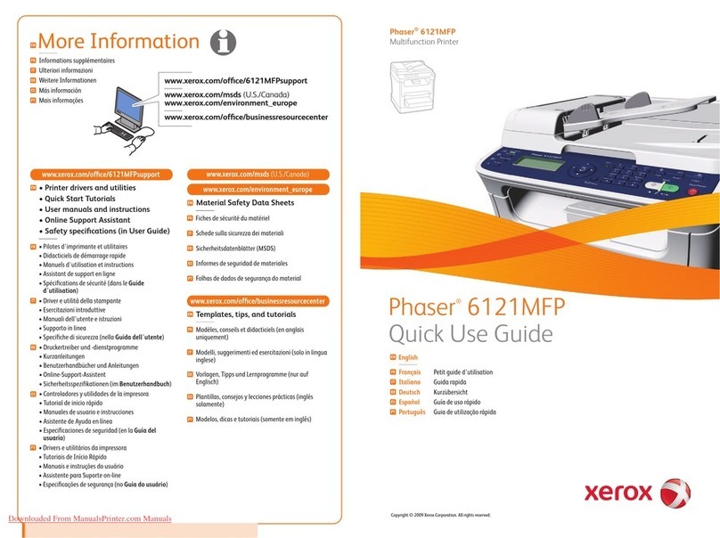 Xerox PHASER 6121MFP Operating manual