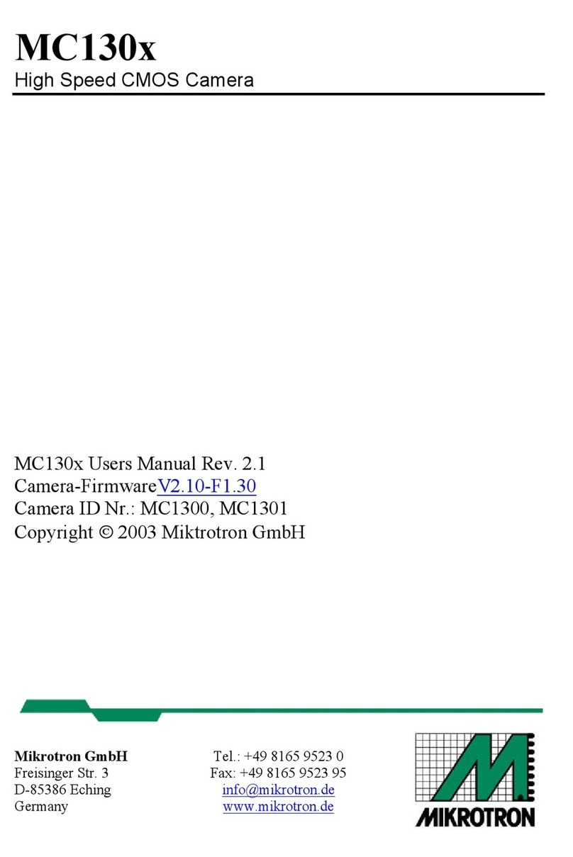 Mikrotron MC130x user manual