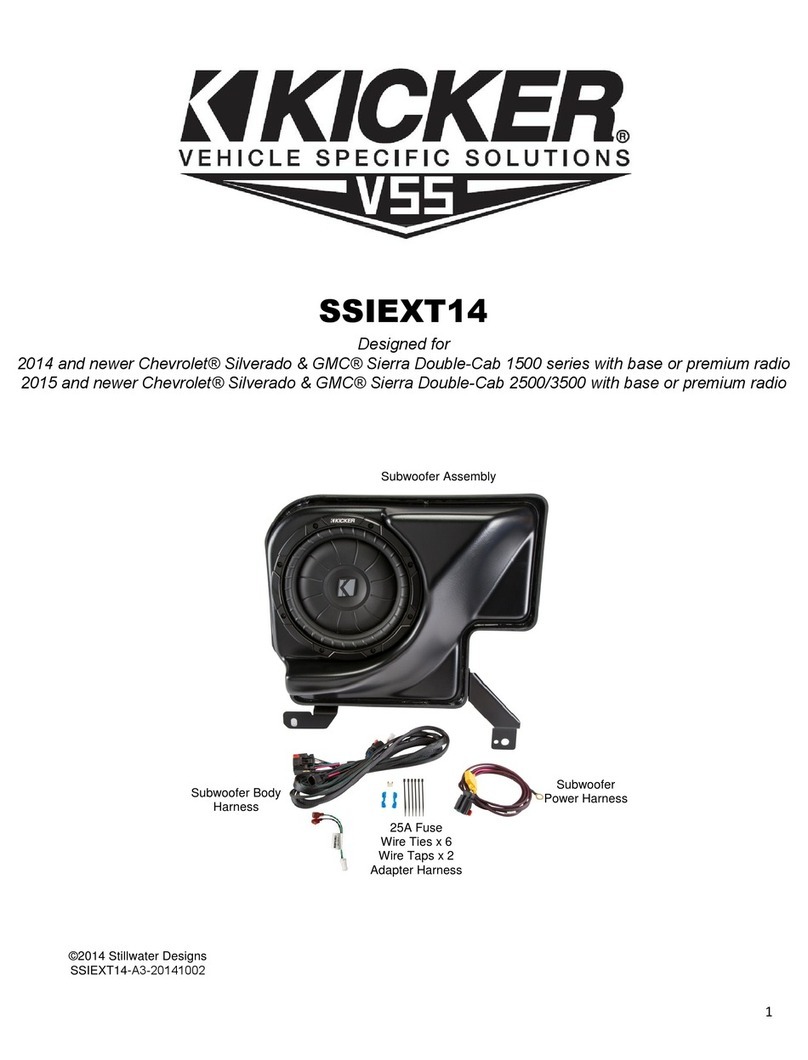 Kicker SSIEXT14 installation manual