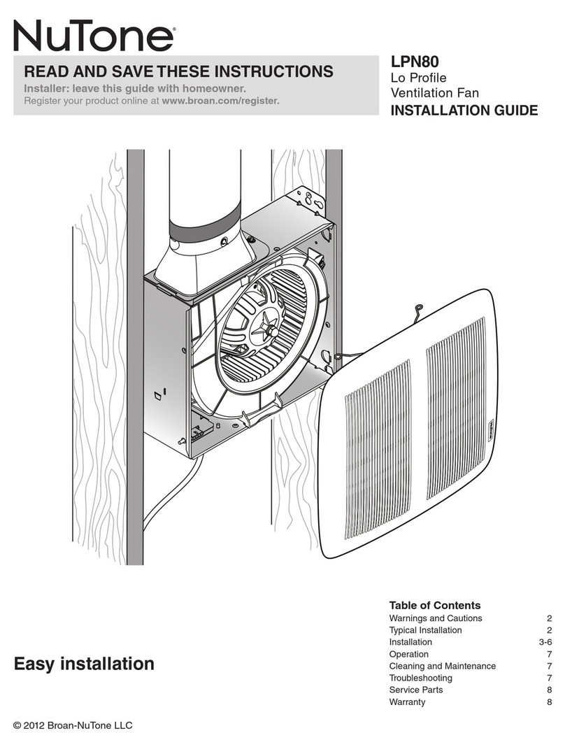 NuTone LPN80 installation guide