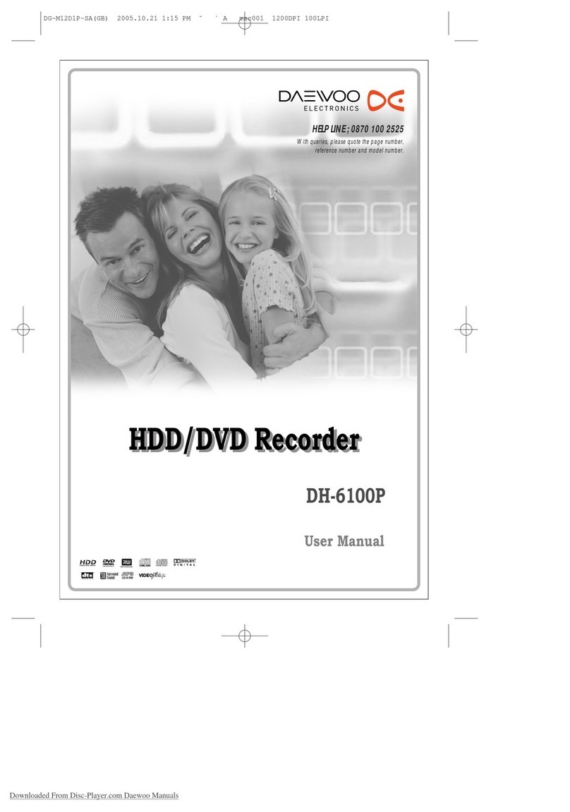Daewoo DH-6100P User manual