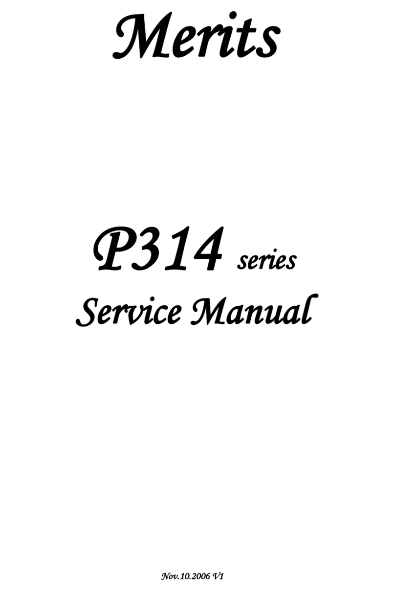 Merits p314 series User manual