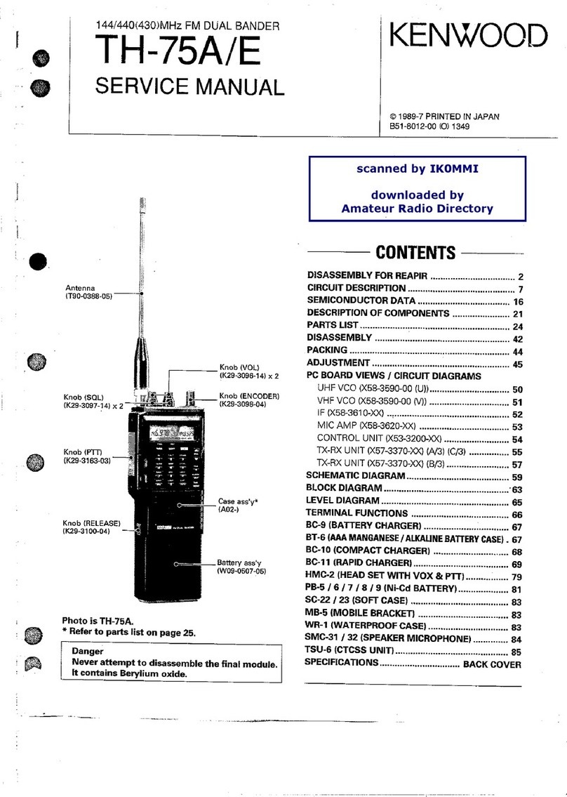 Kenwood TH-75A/E Service manual