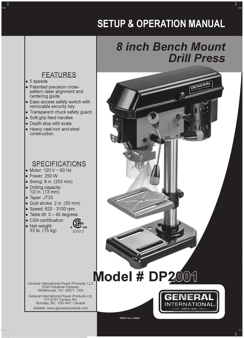 General International DP2001 Setup & operation manual
