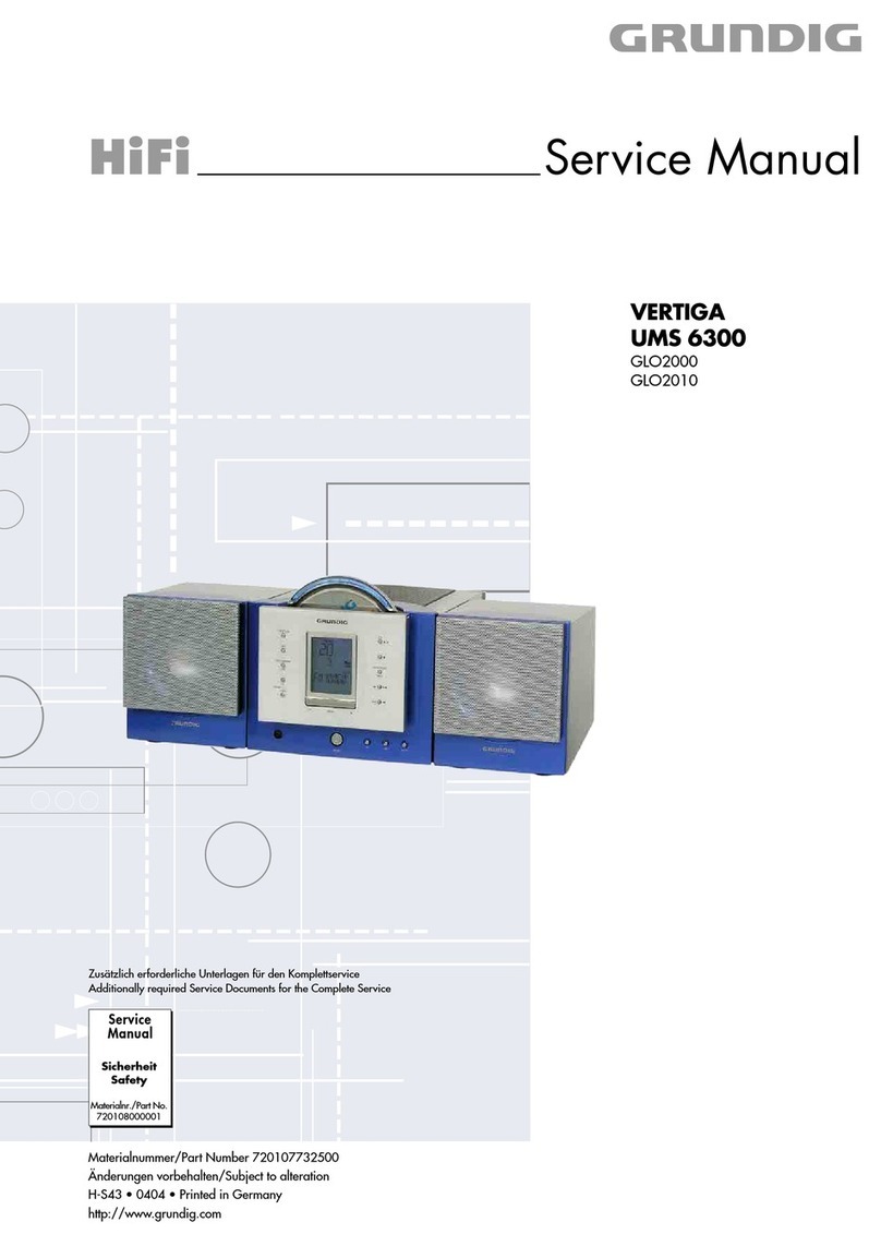 Grundig VERTIGA UMS 6300 User manual