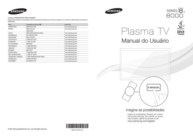 Samsung pl51d8000fg User manual