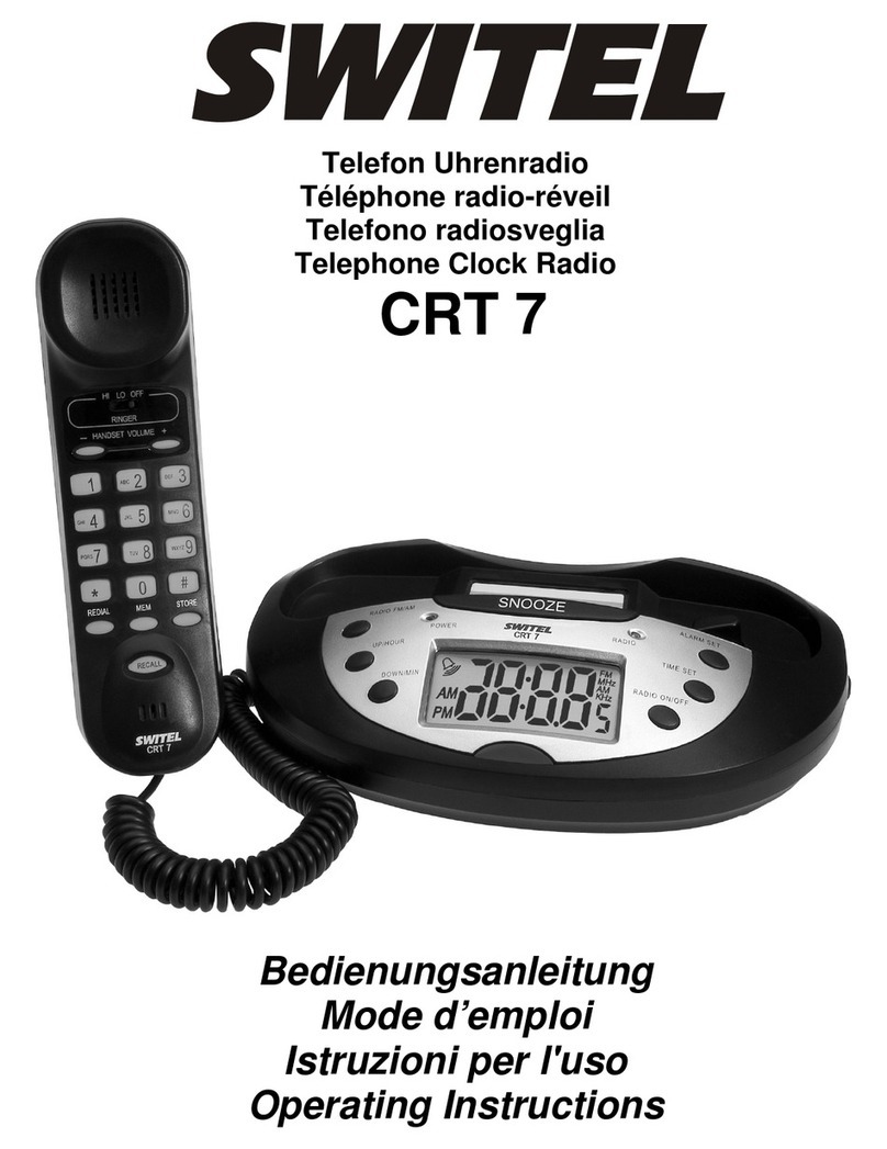 switel CRT 7 operating instructions