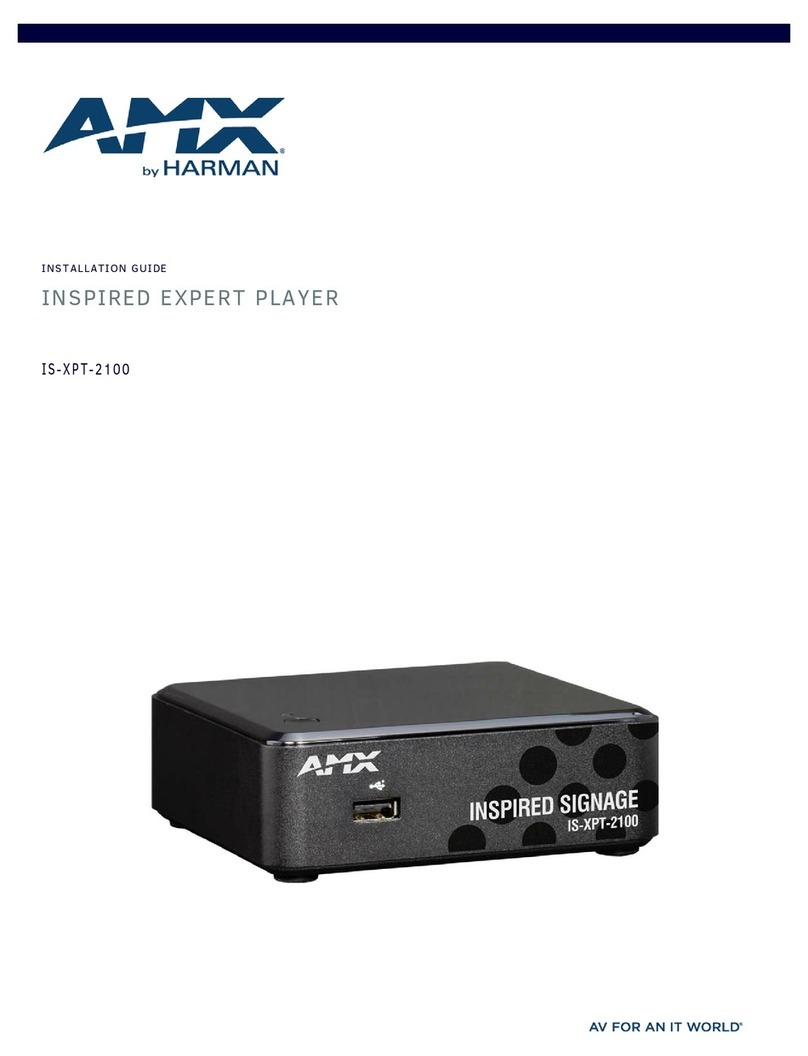 AMX IS-XPT-2100 installation guide