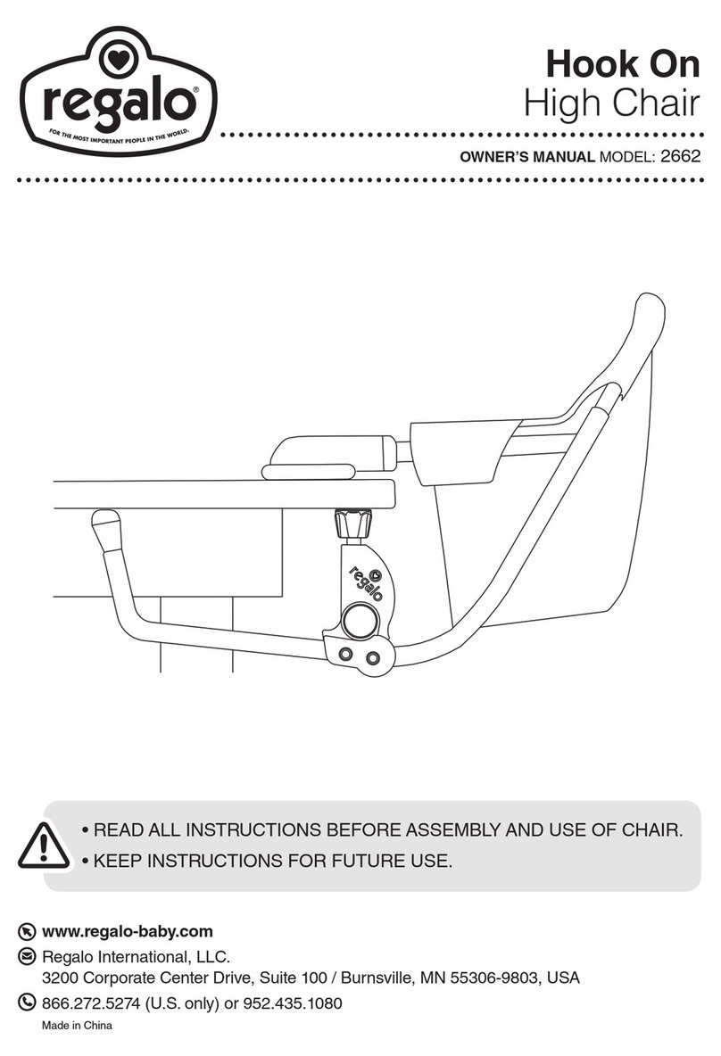 Regalo Hook On 2662 owner's manual
