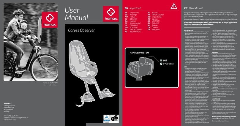 Hamax Caress Observer user manual