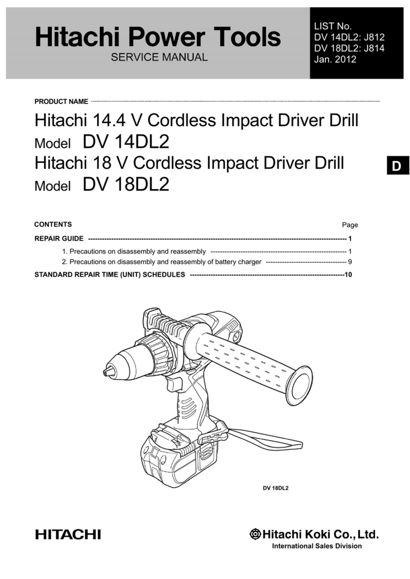 Hitachi DV 14DL2 Service manual Hitachi DV 14DL2 Service manual