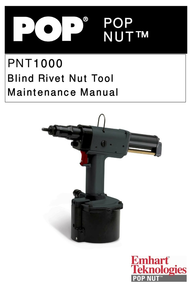 Emhart pop nut pnt1000 Maintenance manual