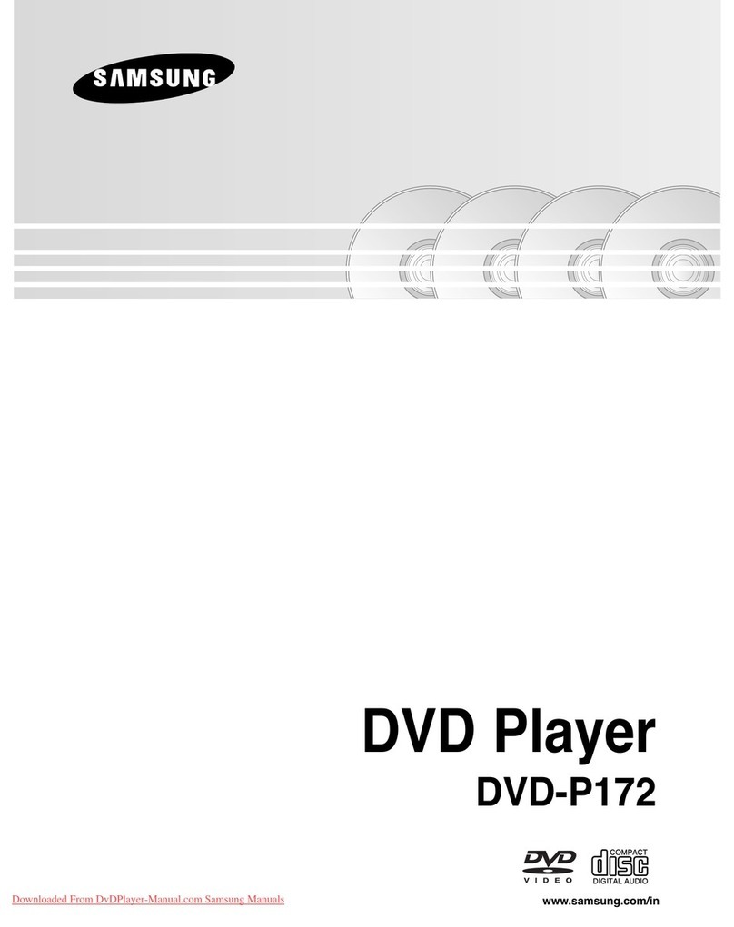 Samsung DVD-P172 User manual