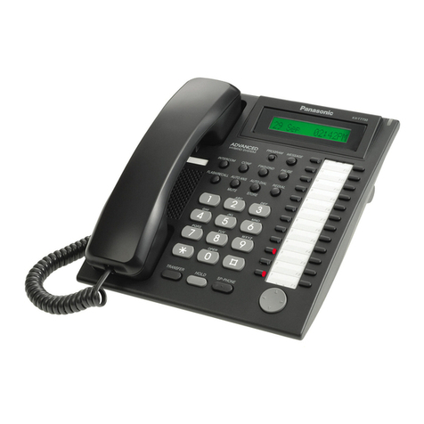 Panasonic KX-T7735 - 3 Line Backlit Display... User manual Panasonic KX-T7735 - 3 Line Backlit Display... User manual