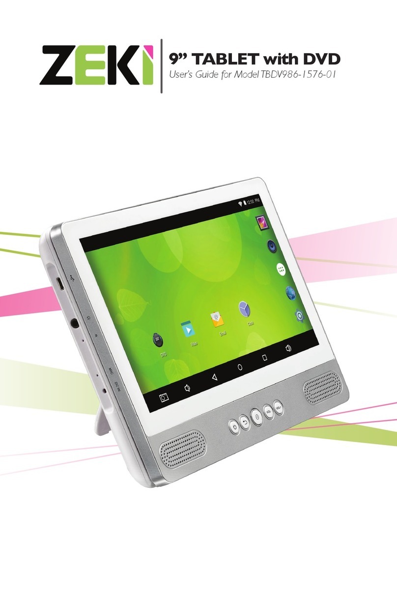 Zeki TBDV986-1576-01 User manual Zeki TBDV986-1576-01 User manual