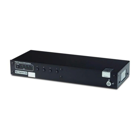 High Sec Labs K404F User manual