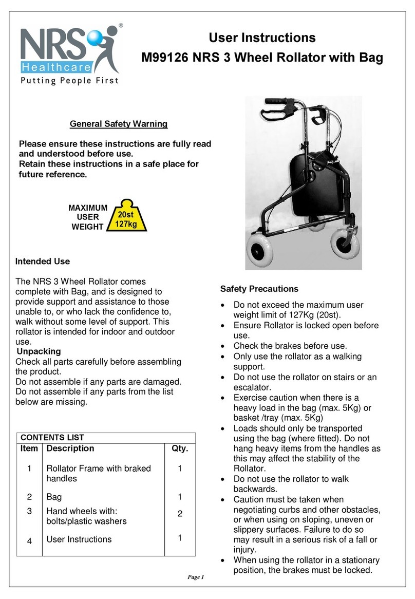 NRS M99126 NRS 3 User instructions