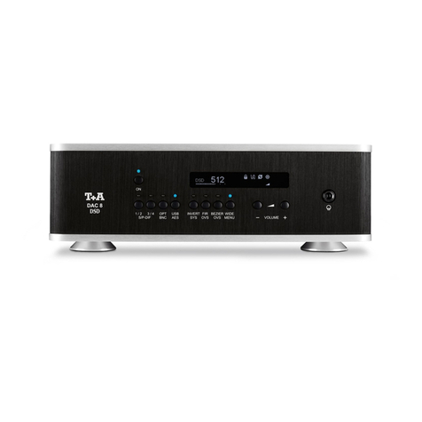 T+A Elektroakustik DAC 8 DSD user manual