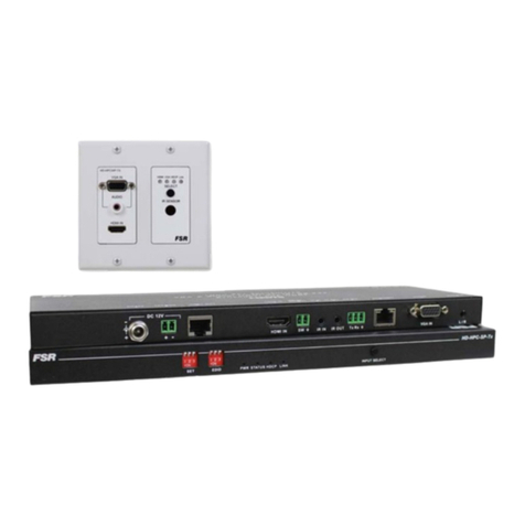 FSR HD-HPC-SP-TX user manual FSR HD-HPC-SP-TX user manual