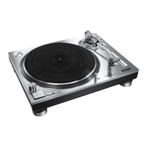 Technics SL-1200GAE User manual Technics SL-1200GAE User manual