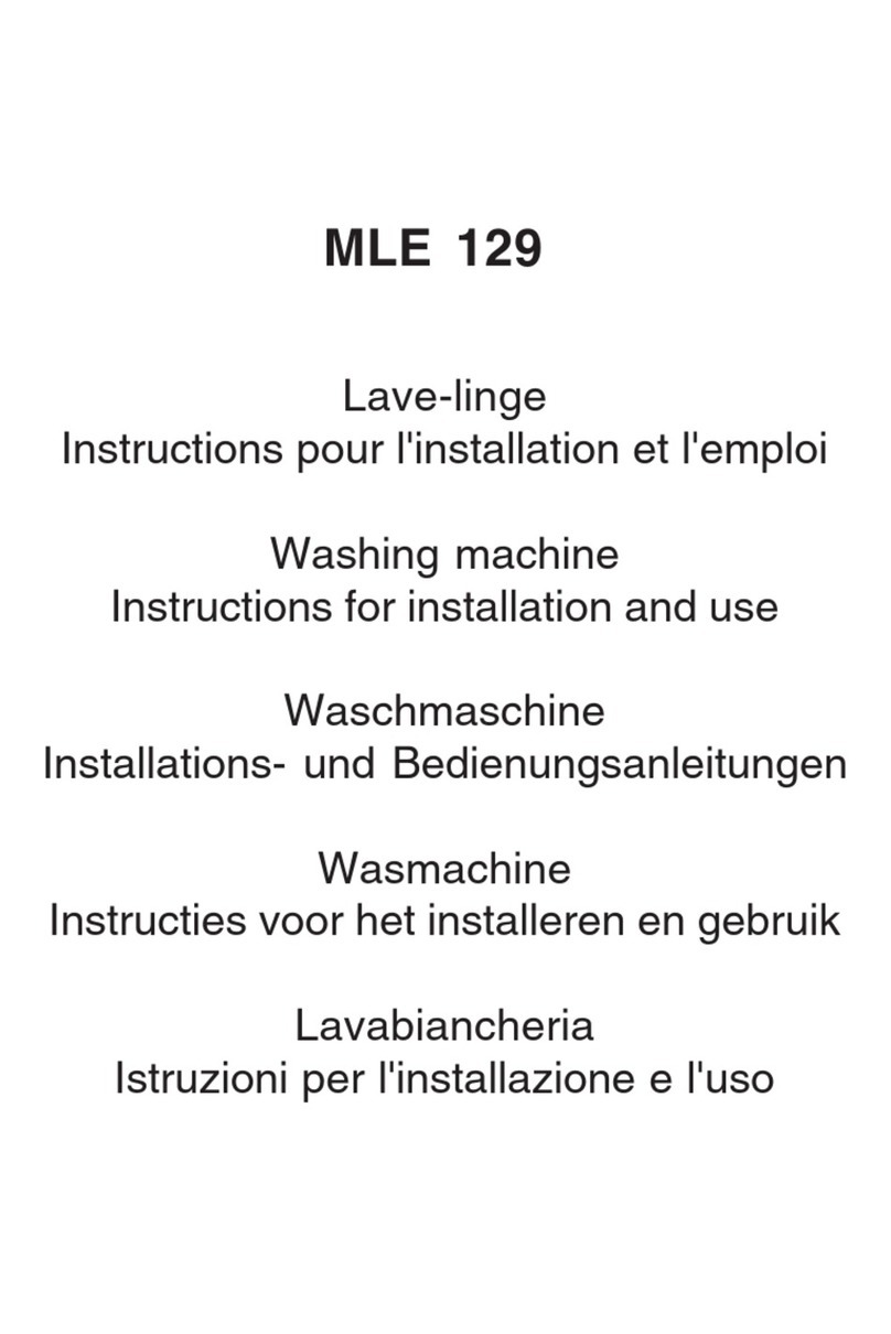 SCHOLTES MLE 129 Instructions for use