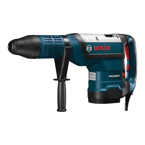 Bosch RH1255VC Assembly instructions