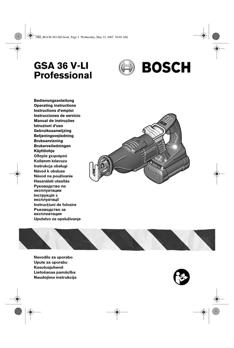 Bosch GSA 36 V-LI User manual