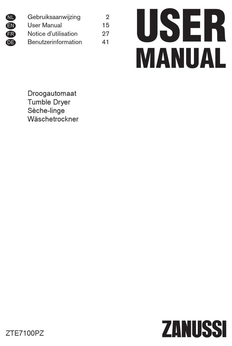 Zanussi ZTE7100PZ user manual