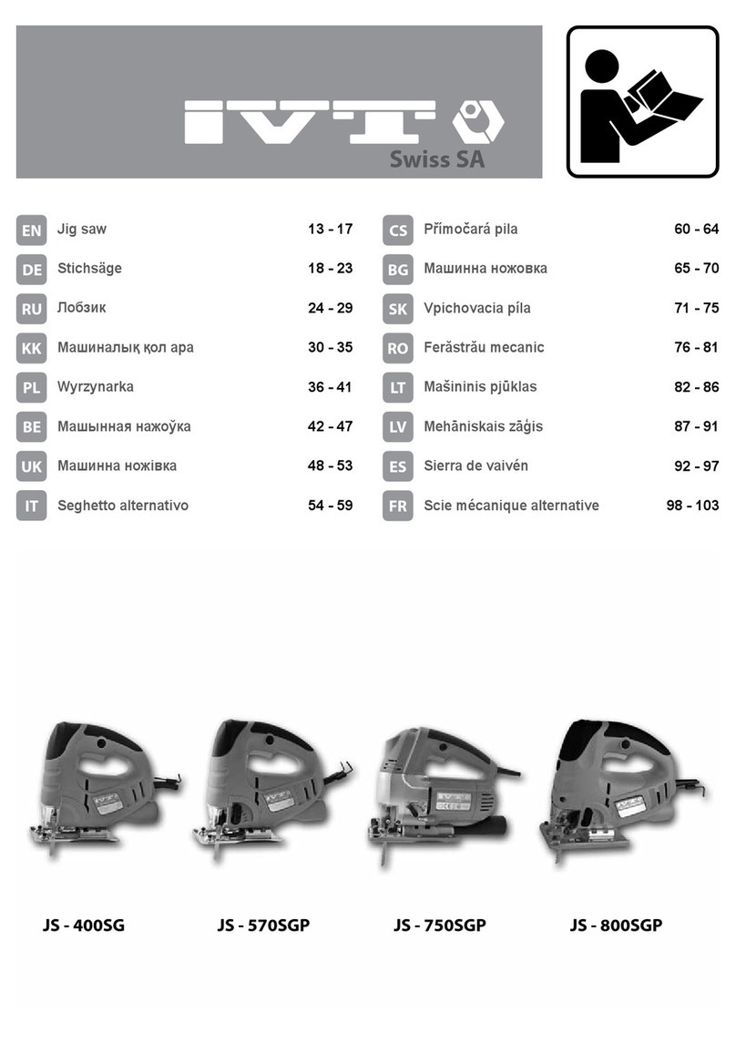 IVT JS-400SG User manual