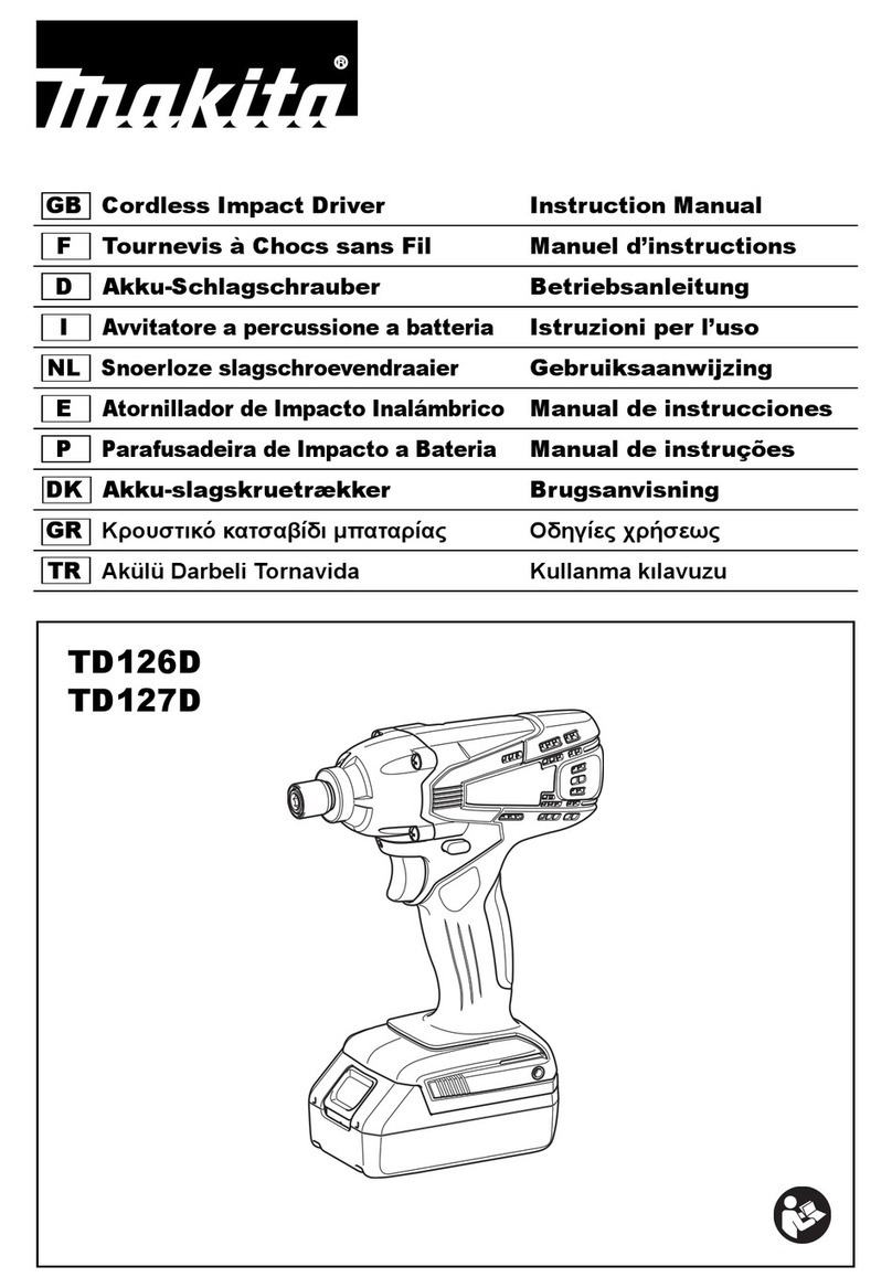 Makita TD126D User manual