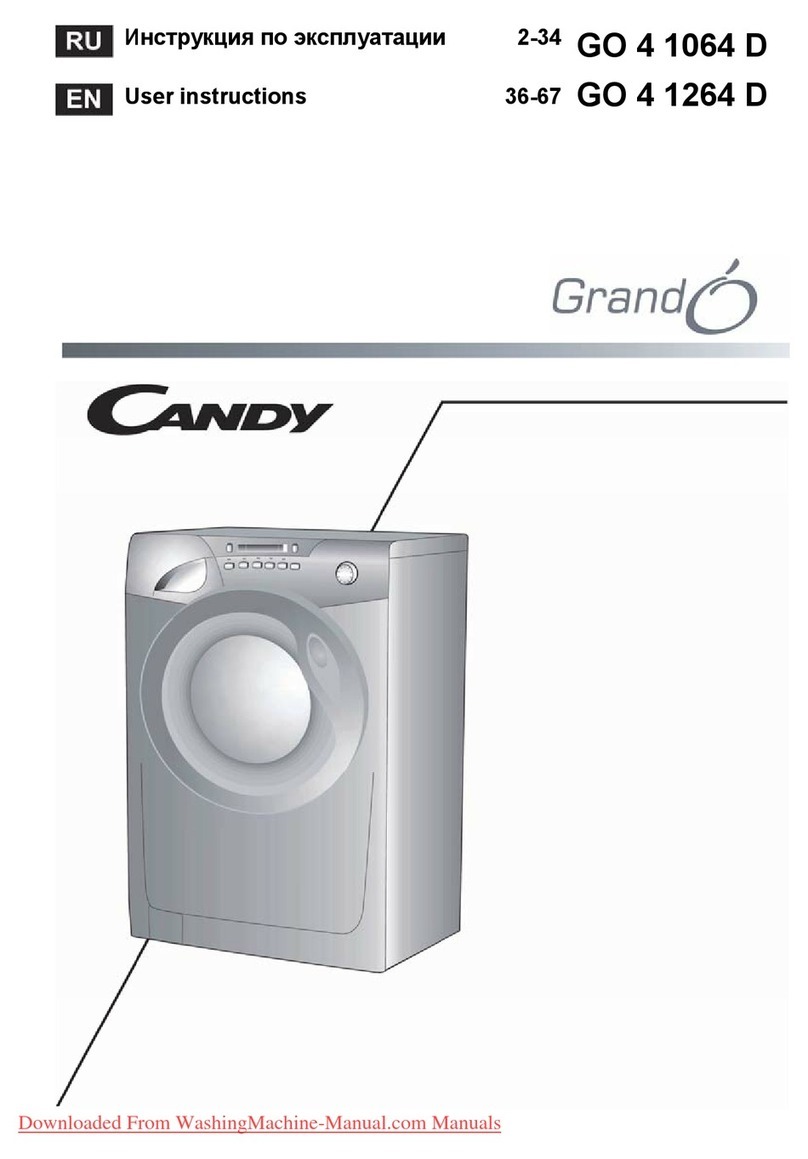 Candy GO 4 1064 D User manual Candy GO 4 1064 D User manual