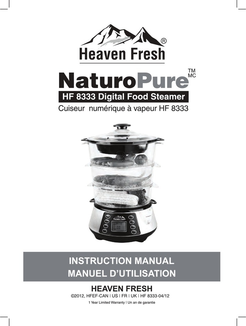 Heaven Fresh NaturoPure HF 8333 instruction manual