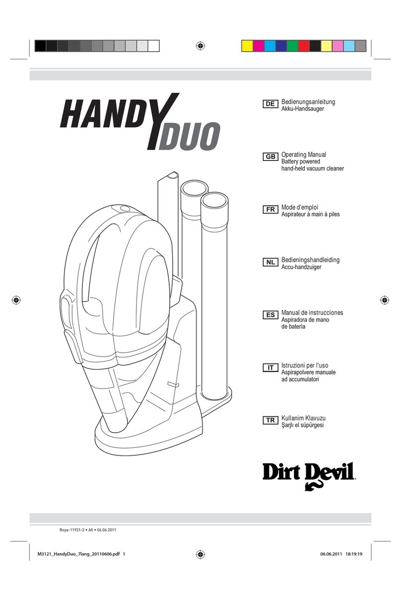 Dirt Devil Handy Duo User manual