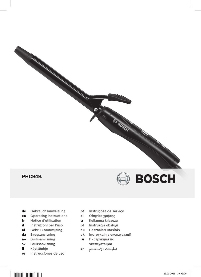 Bosch PHC 949 series User manual Bosch PHC 949 series User manual
