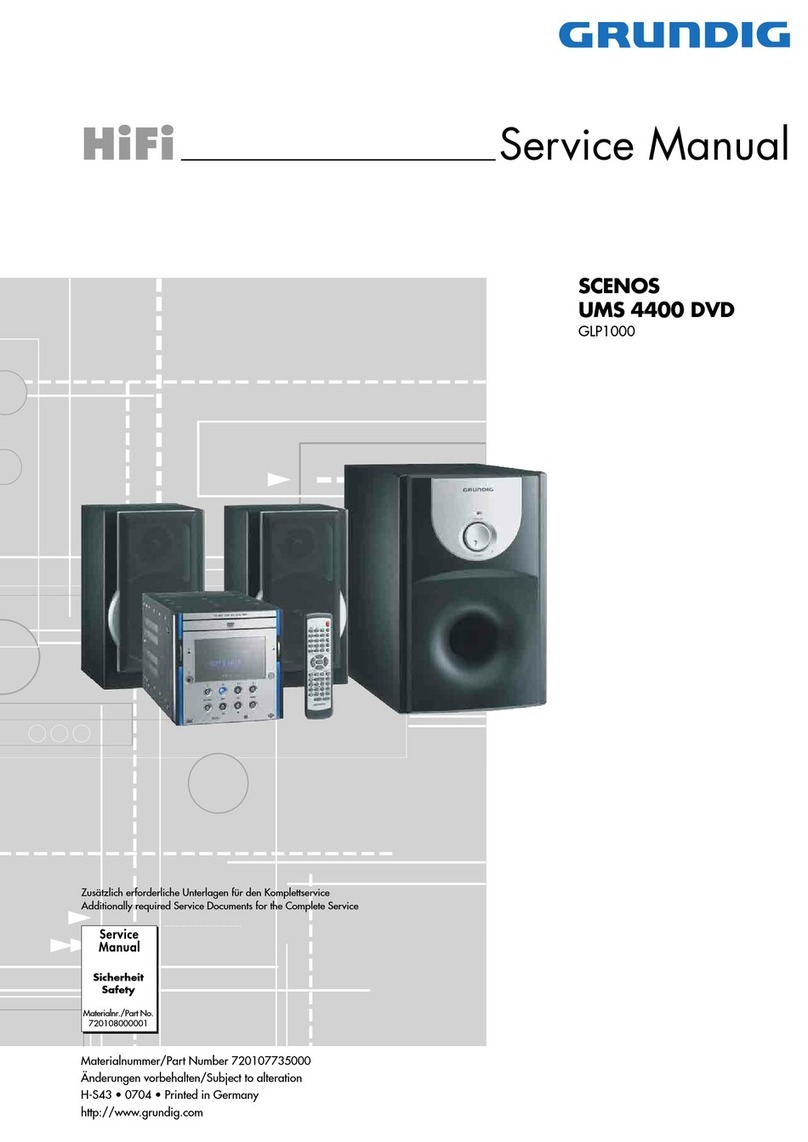 Grundig Scenos UMS 4400 DVD User manual