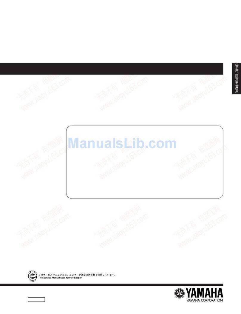 Yamaha CRD-HD1300 User manual