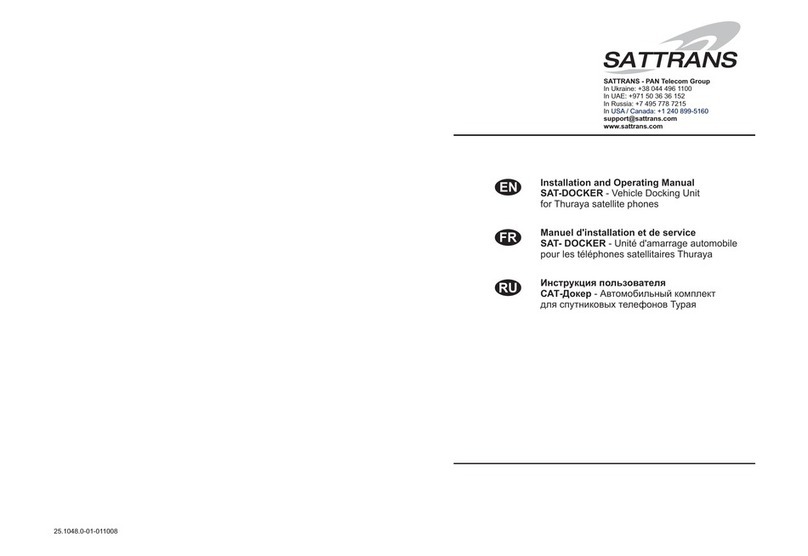 Sattrans SAT-DOCKER Installation and operating manual