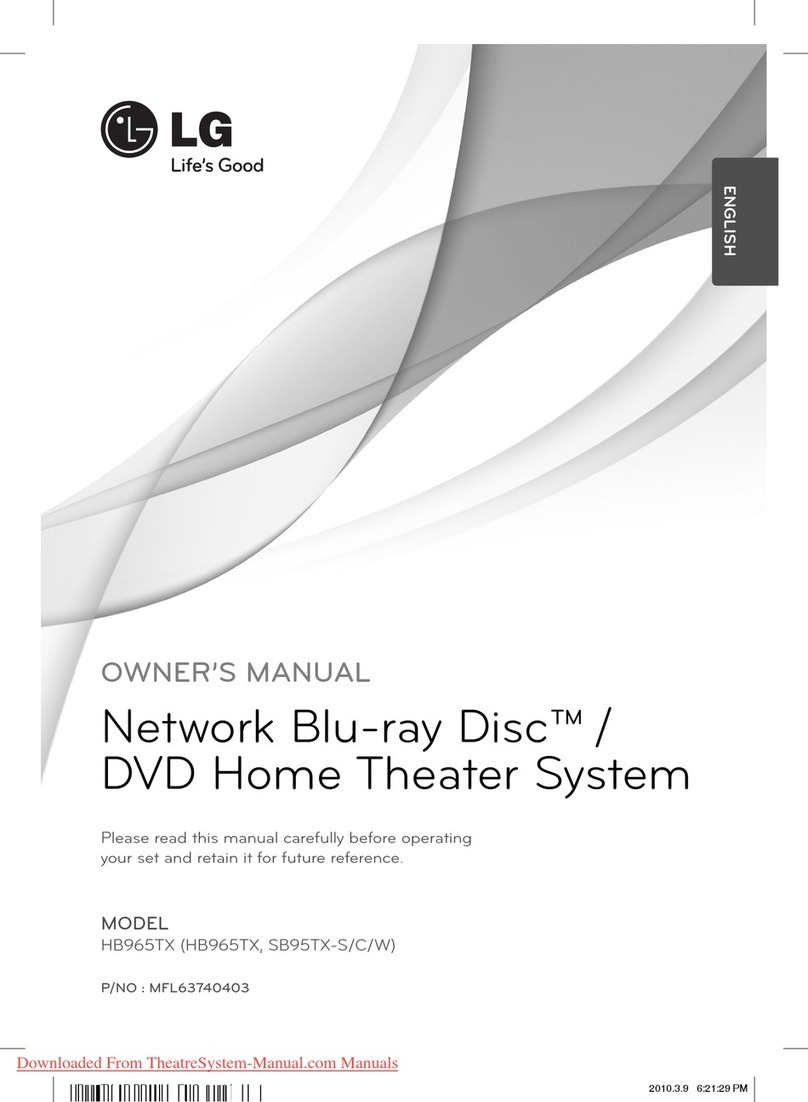 LG HB965TX User manual