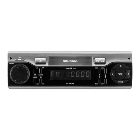 Grundig SCC 3400 RDS User manual