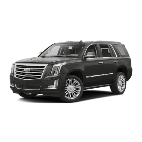 Cadillac Escalade 2016 User manual