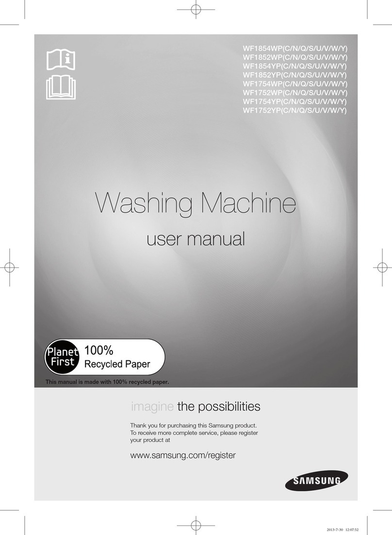 Samsung WF1854WP series User manual
