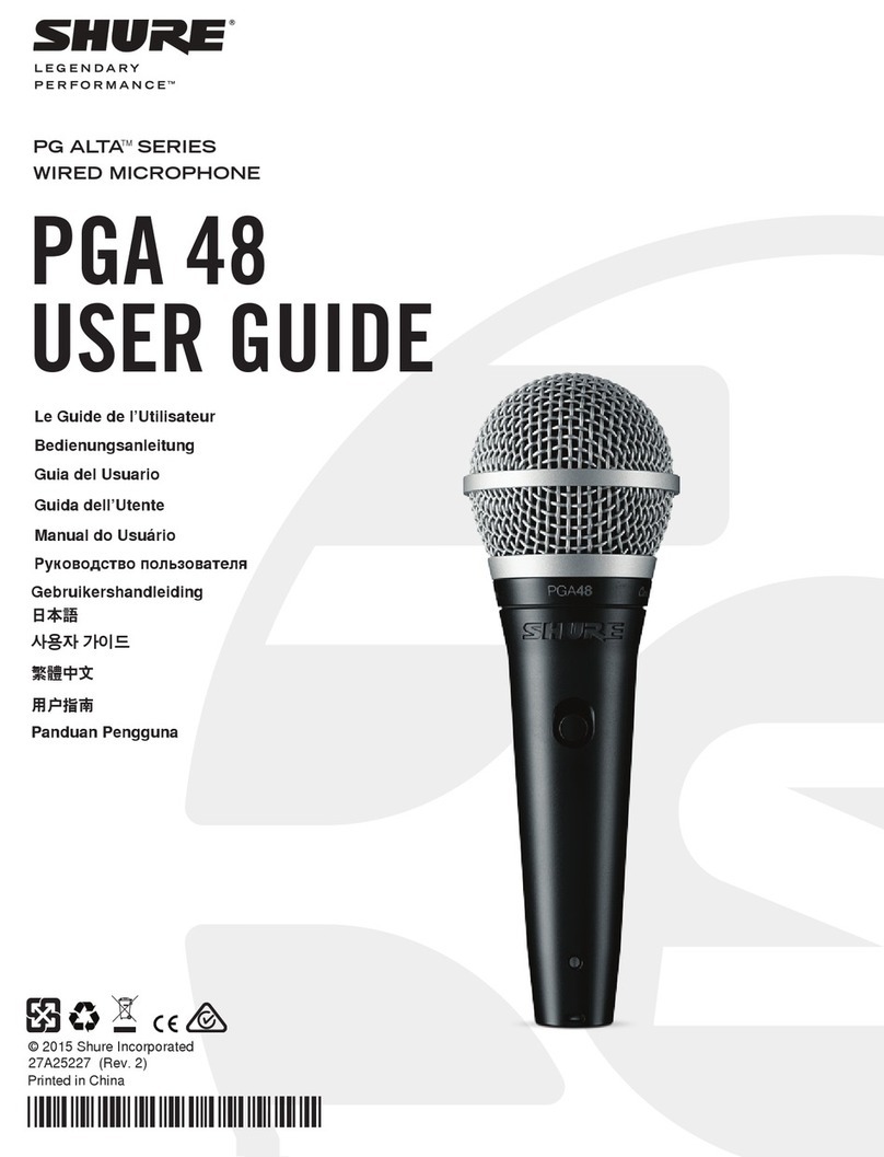 Shure PGA 48 user guide