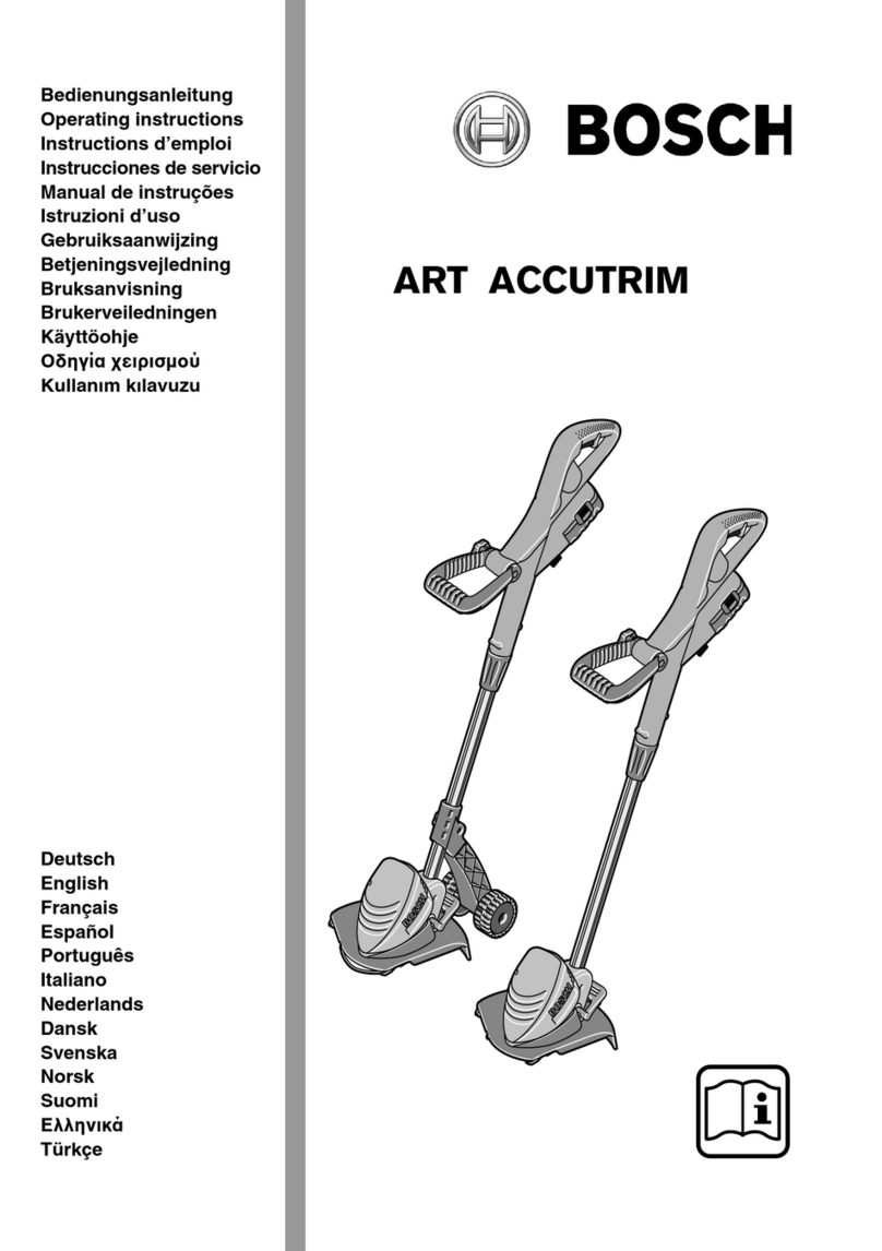 Bosch Art Accutrim User manual