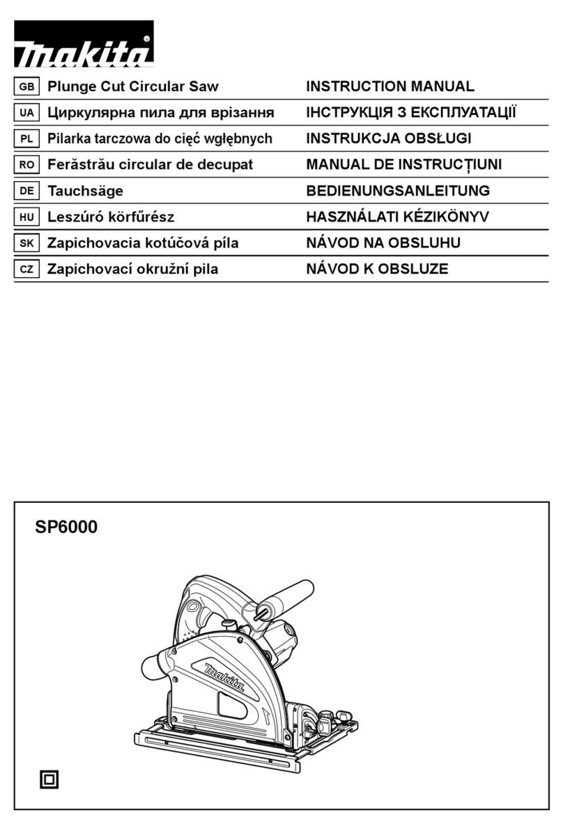 Makita SP6000 User manual